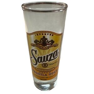 Sauza Tequila Double Shot Tequila Gold Glass